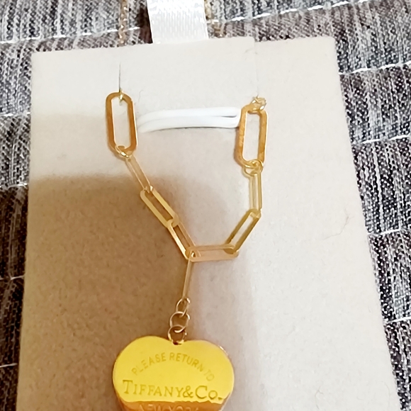 18k Necklace NWT Stamps 750 Solid Gold . - Picture 11 of 13